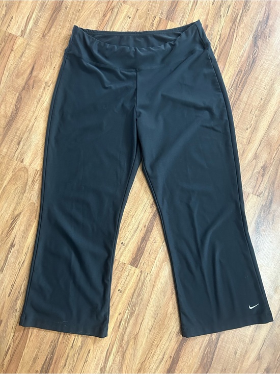 Nike Pants - Vintage Y2K Nike Cropped Wide Leg Leggings Womens Size M
